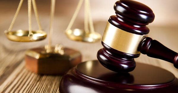 Wooden hammer used by judges